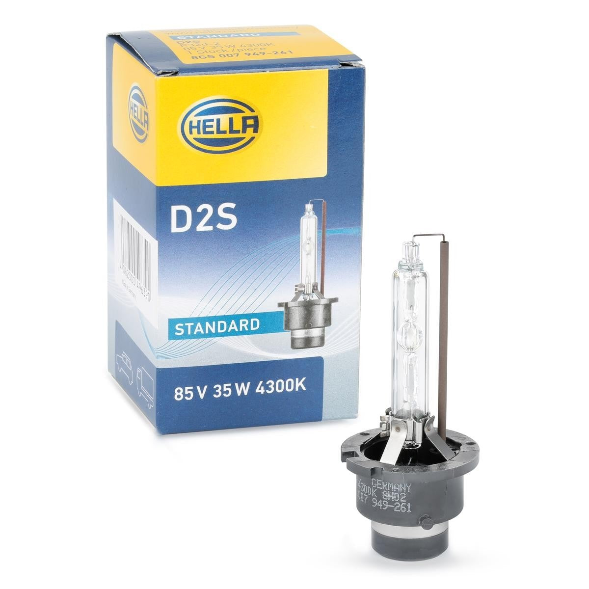 XENON HEAD LAMP BULBS x 2 D2S 85 V 35W P32d-2 4300K A3309