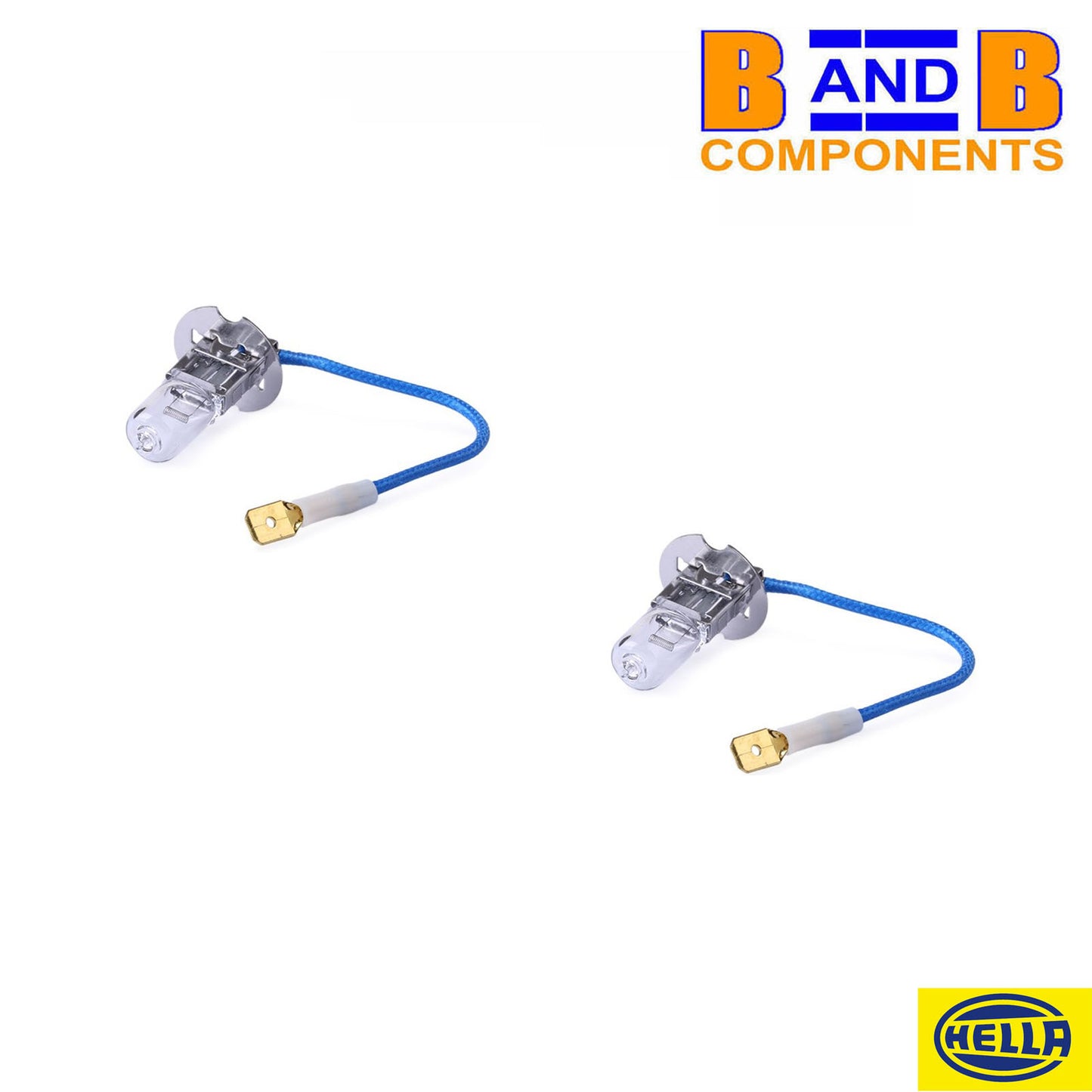 2 x HELLA H3 12V 55W BULB x 1 CORNERING LIGHT FOG LIGHT HEAD LIGHT SPOT LIGHT A3311