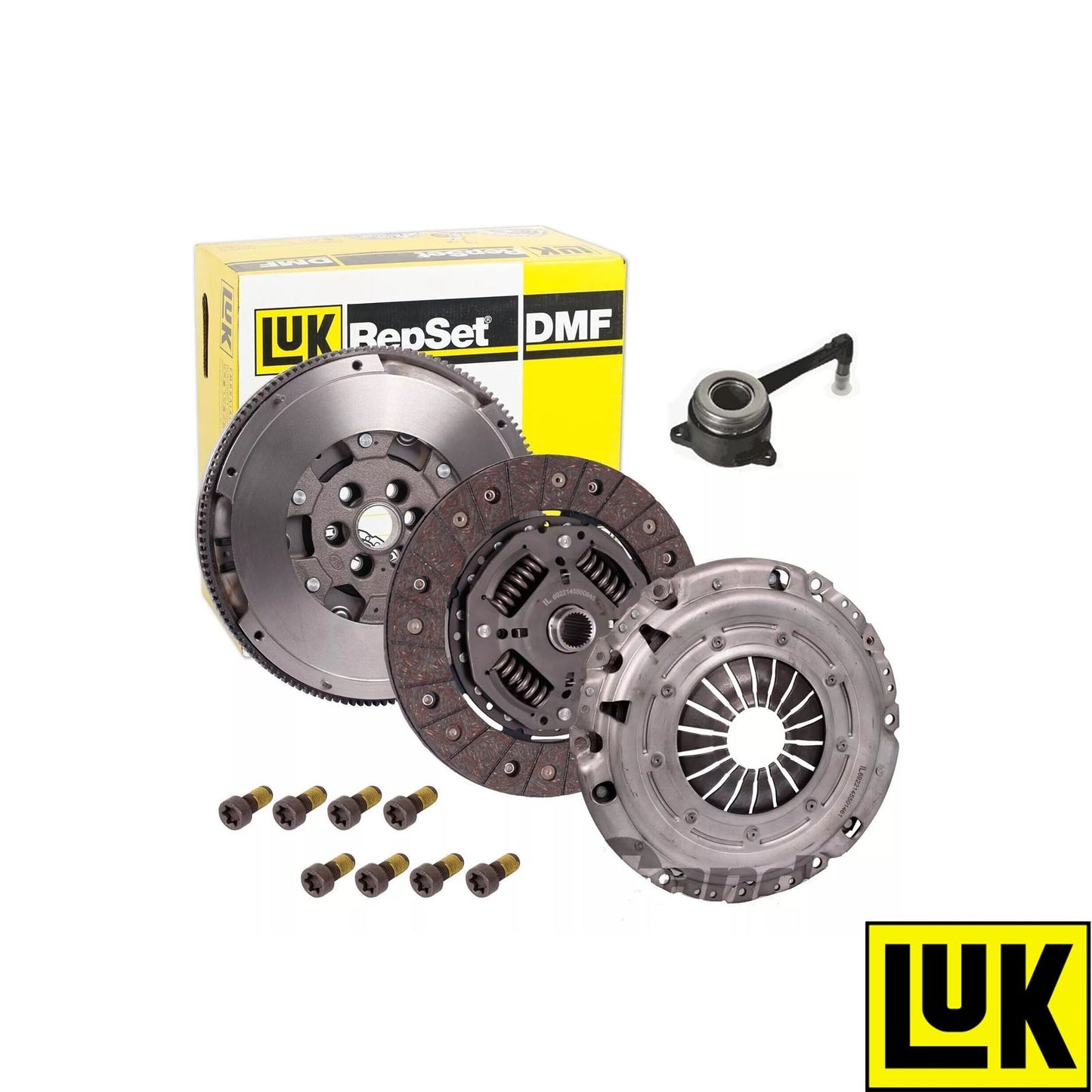 DUAL MASS FLYWHEEL, CLUTCH AND SLAVE CYLINDER AUDI SEAT SKODA VW 2.0TDI A3395