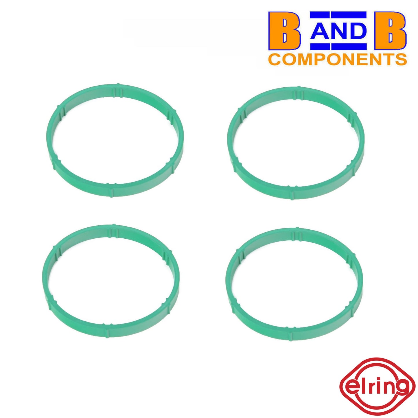 INLET MANIFOLD GASKETS x 4 ELRING 475.931 AUDI SEAT SKODA VW 1.6 2.0 A3398