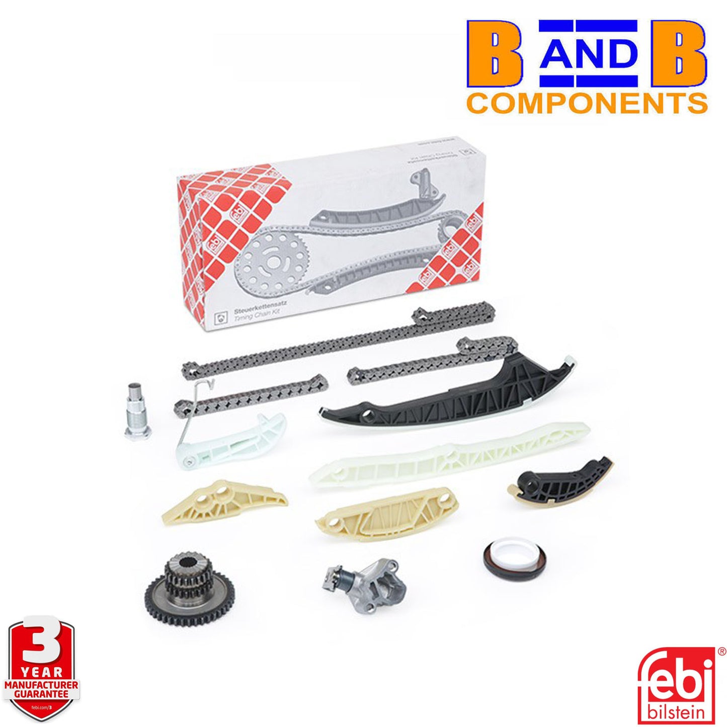 TIMING CHAIN KIT FEBI 106513 AUDI SEAT SKODA VW 1.8 2.0 TSI TFSI GTI A3463