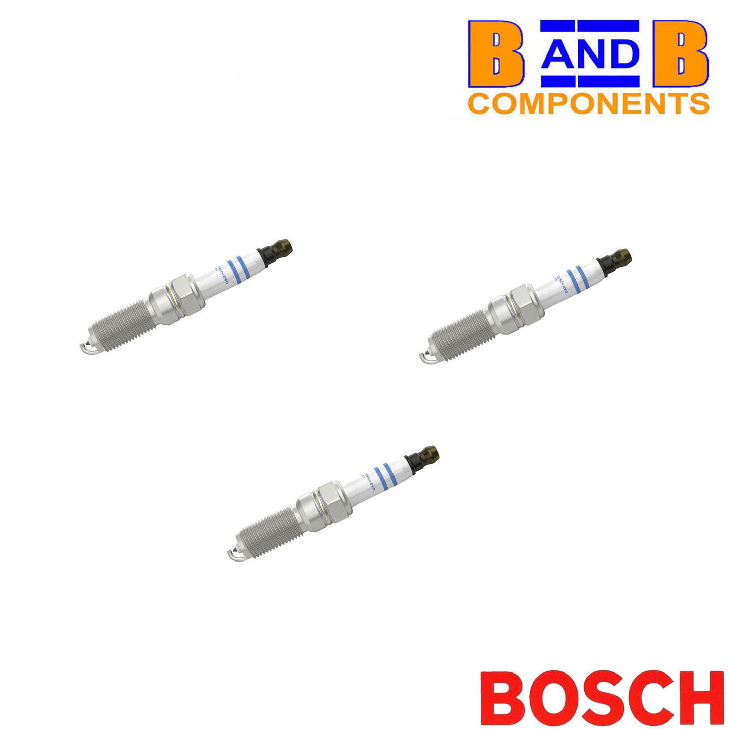 SPARK PLUGS x 3 BOSCH 0242145606 FORD MG OPEL VAUXHALL A505