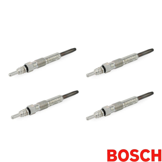 GLOW PLUGS x 4 BOSCH 0250202022 AUDI FORD SEAT SKODA VAUXHALL VOLVO VW A3355